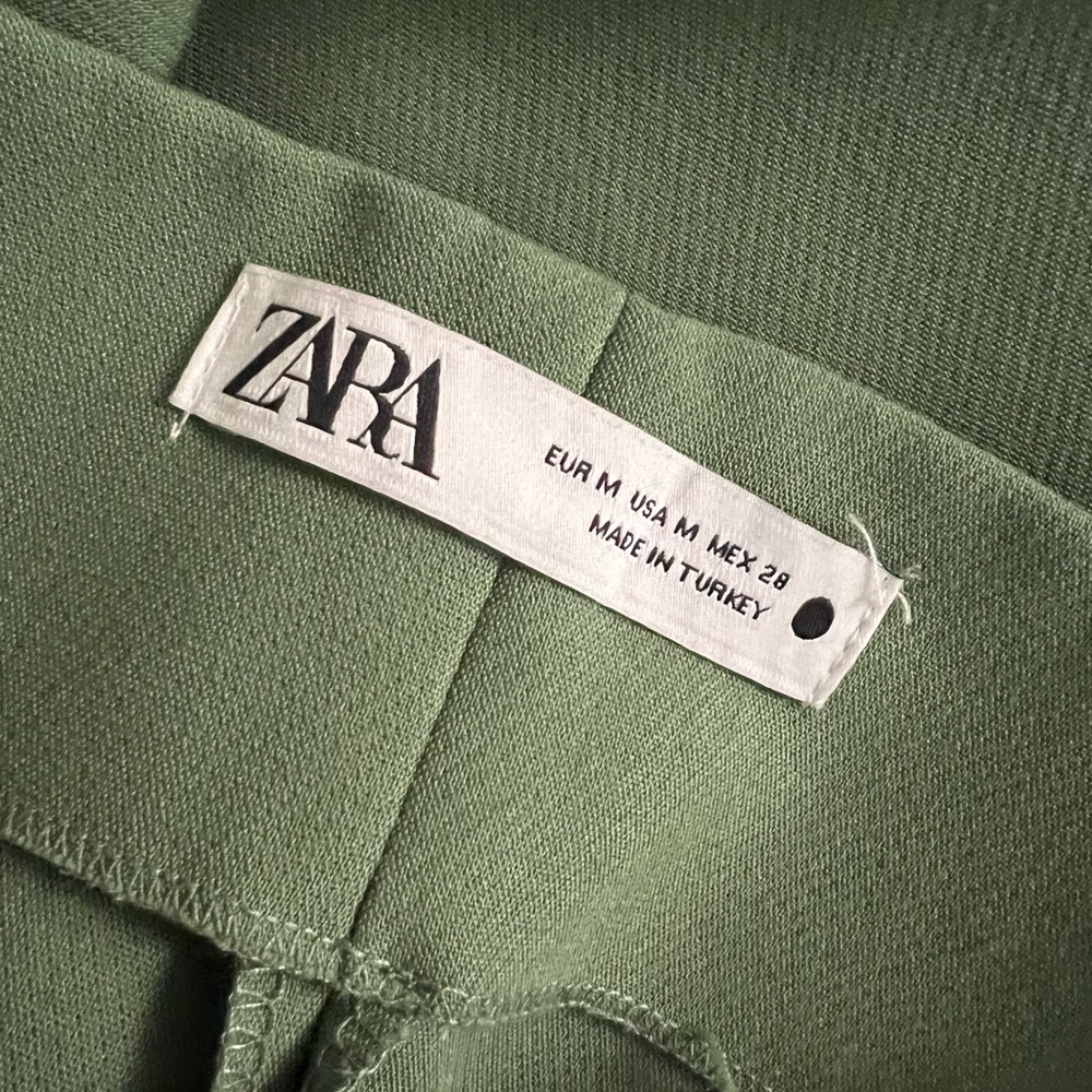 Zara medium wide leg high waist pants